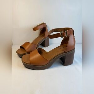TORRID Women's Tan Block Heel Sandals